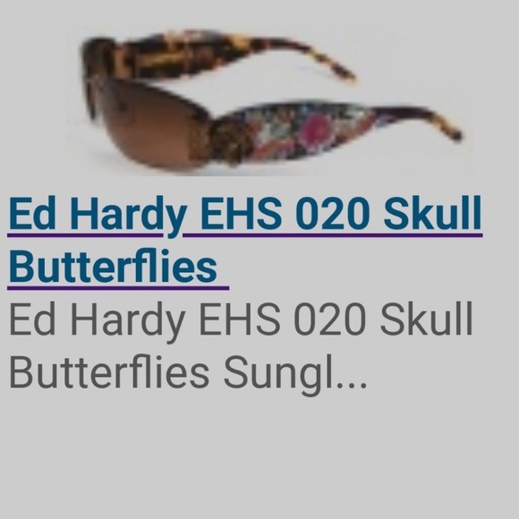 Ed Hardy Black VINTAGE Women's Sunglasses! - Picture 10 of 16